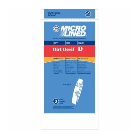 Essco 3PKDirt Devil D Vac Bag ROR-1474